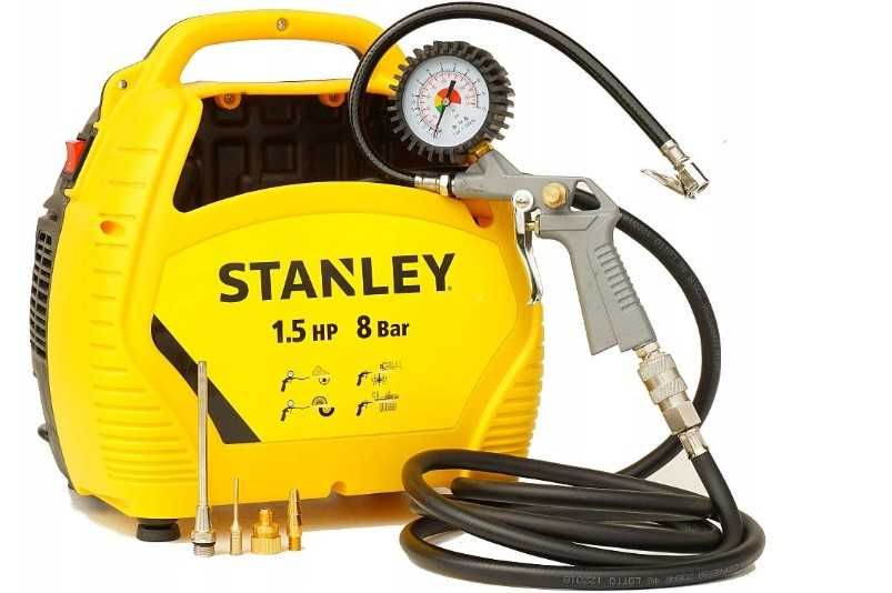 Kompresor bezolejowy 1100 W Stanley Air Kit 8 bar SPRĘŻARKA + ZESTAW 2