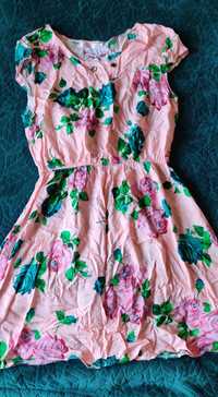 Sukienka letnia w róże M