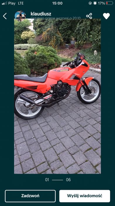 Honda Ns NS1 NS80 calosc lub czesci