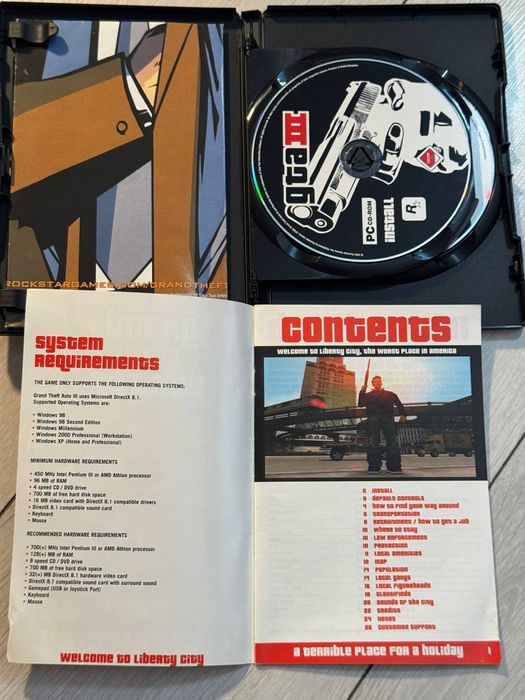 Grand Theft Auto III GTA 3 Liberty City Офіційна Ліцензія