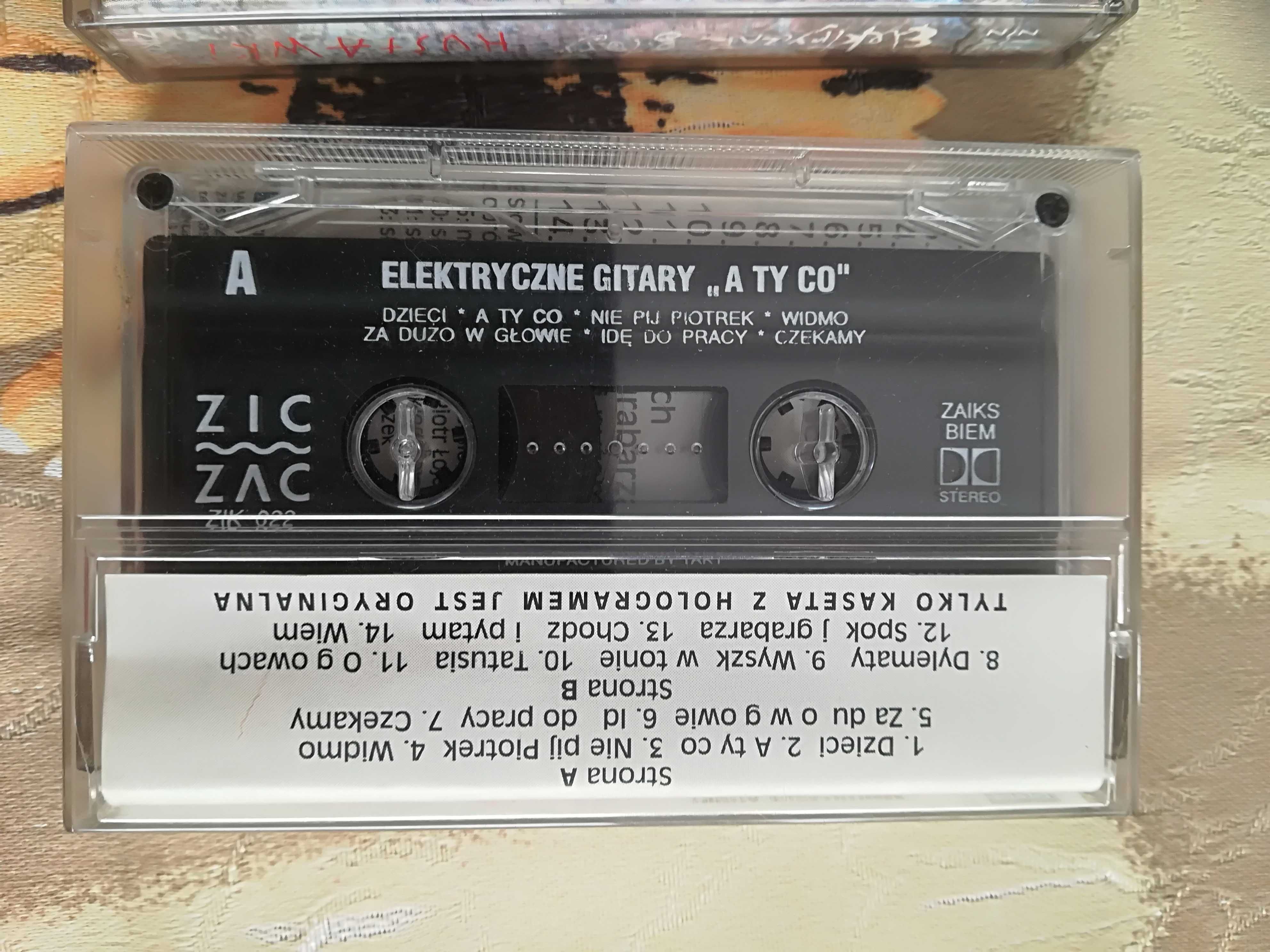 kasety magnetofonowe Elektryczne Gitary zestaw 3 sztuk