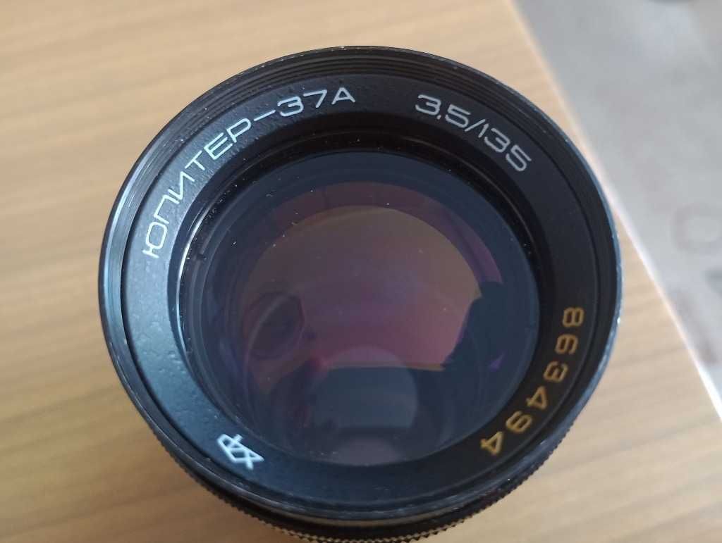 Obiektyw Jupiter 37a + futerał