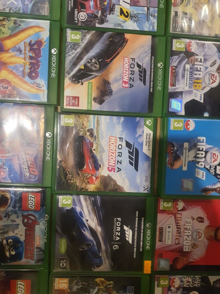 Kultowe gry Xbox one s x series dla dzieci minecraft lego forza tekken