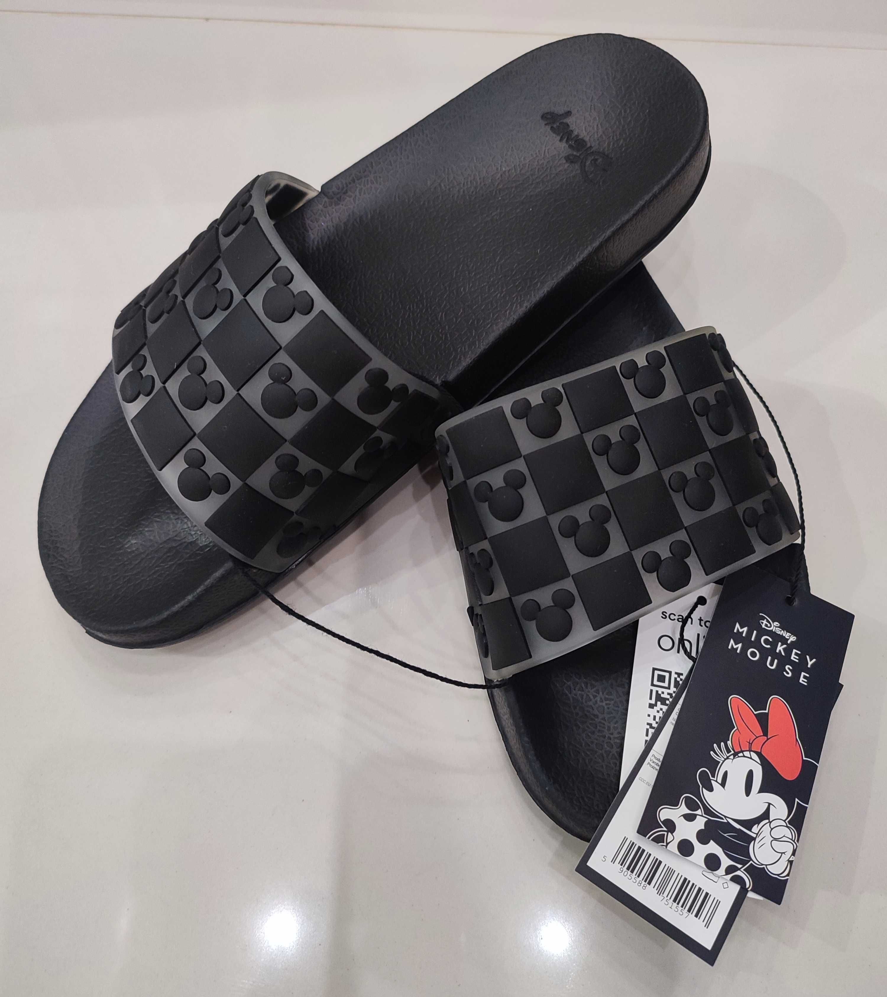 Klapki basenowe Mickey&Friends czarne 35 dziewczynka
