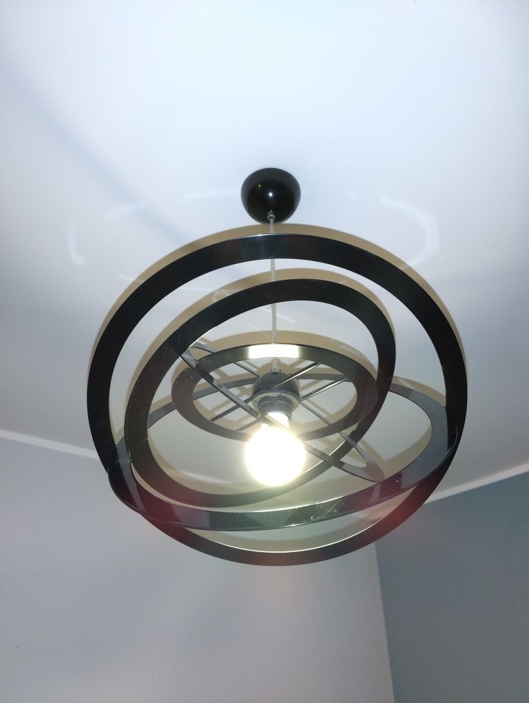 Lampa wisząca sufitowa loft czarna
