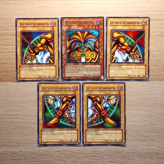 Exodia the Forbidden One - DLG1 Conjunto Completo
