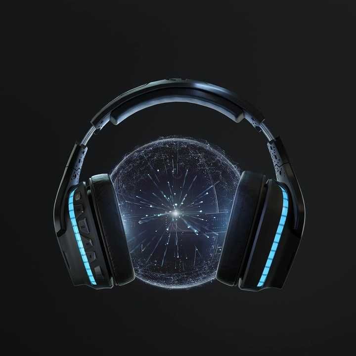 Słuchawki Gamingowe Przewodowe Z Mikrofonem LED LOGITECH
