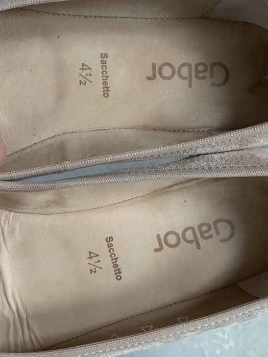 Gabor 37,5 buty na koturnie czółenka