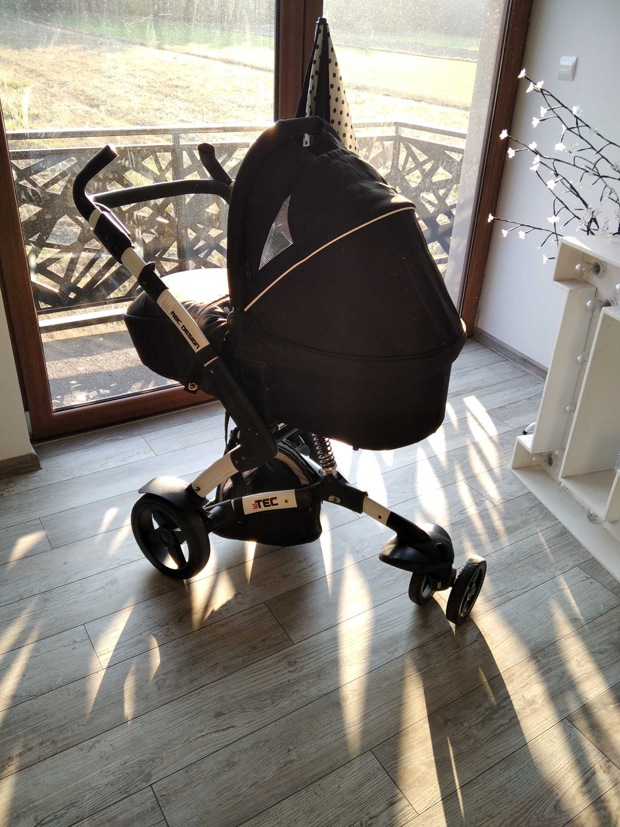 Wózek dziecięcy ABC Design 3 Tec czarny