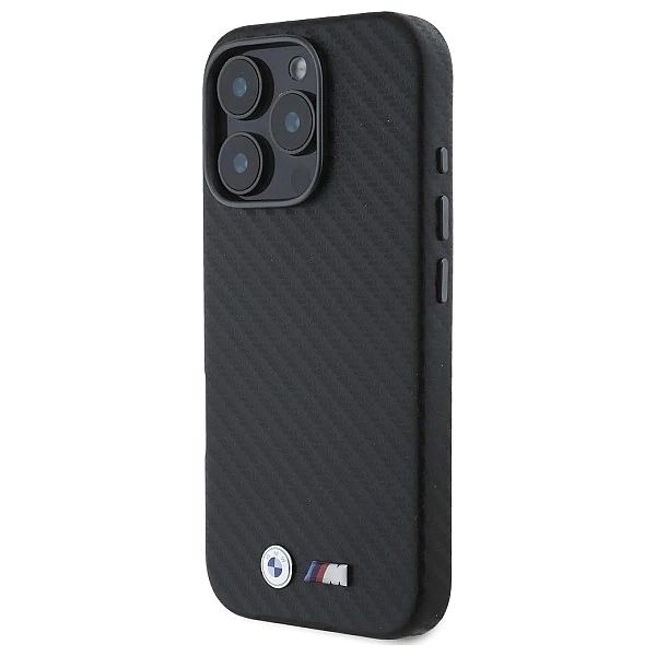 BMW BMHCP16X23PUFWC iPhone 16 Pro Max 6.9" czarny/black hardcase Carbo