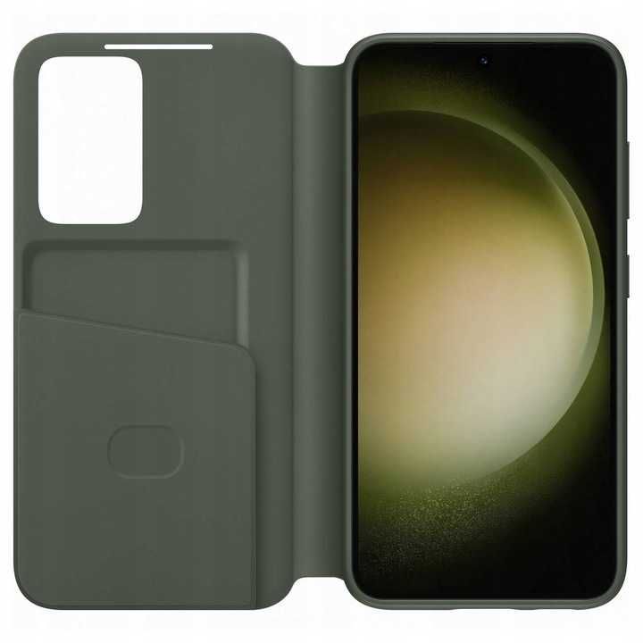 etui Samsung Smart View Wallet Case  khaki / zielone do Galaxy S23