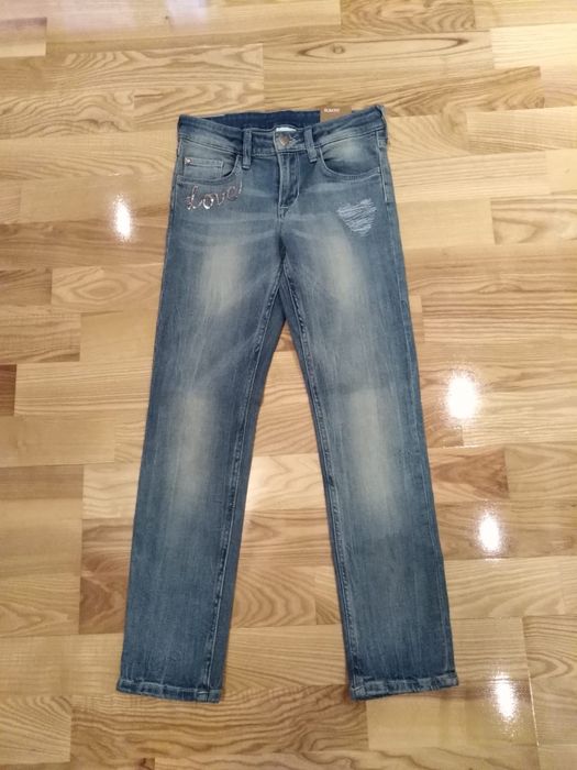 Nowe jeansy rurki h&m 128