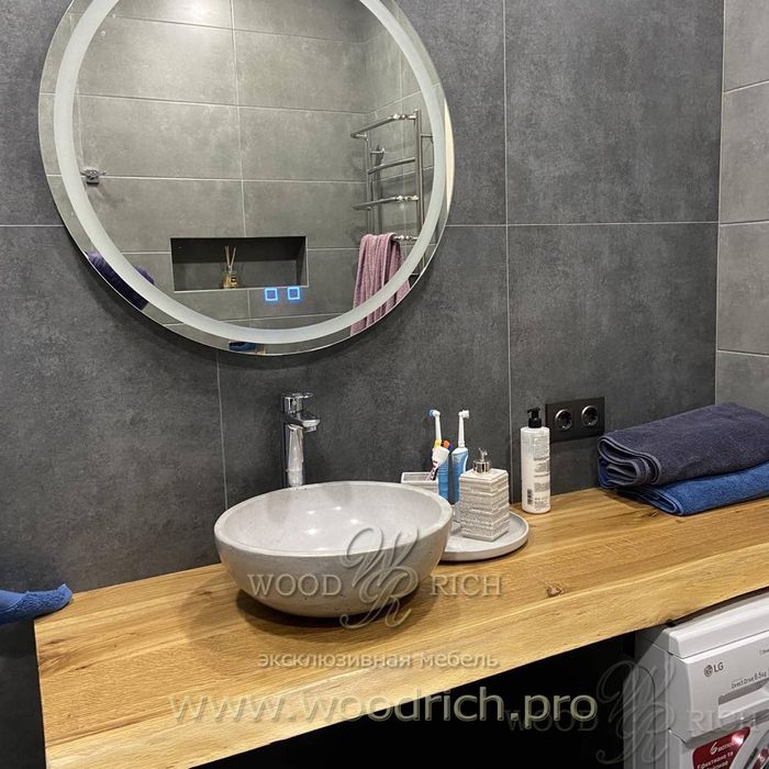 Столешница для ванной под умывальник чашу