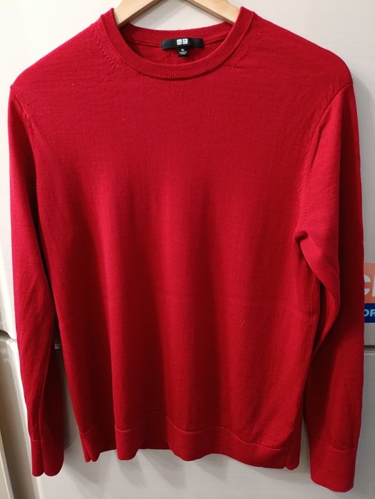 Джемпер меринос ультра тонкая шерсть Uniqlo XL