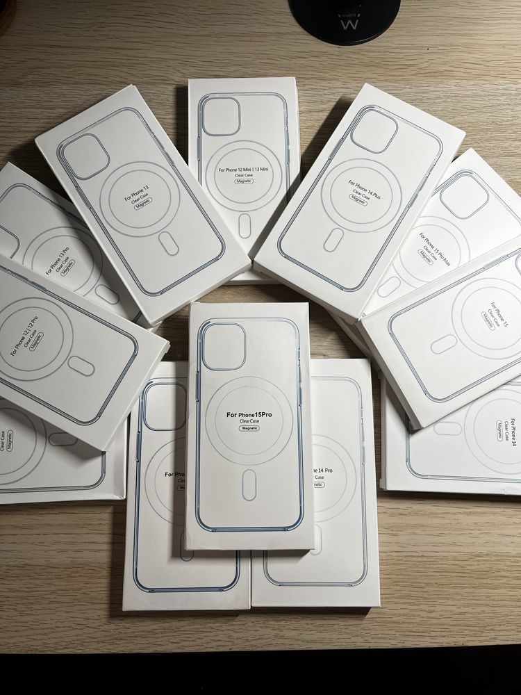 Capas Magsafe iPhone 12 / 13 / 14 / 15 / 16 Mini Pro Plus Pro Max