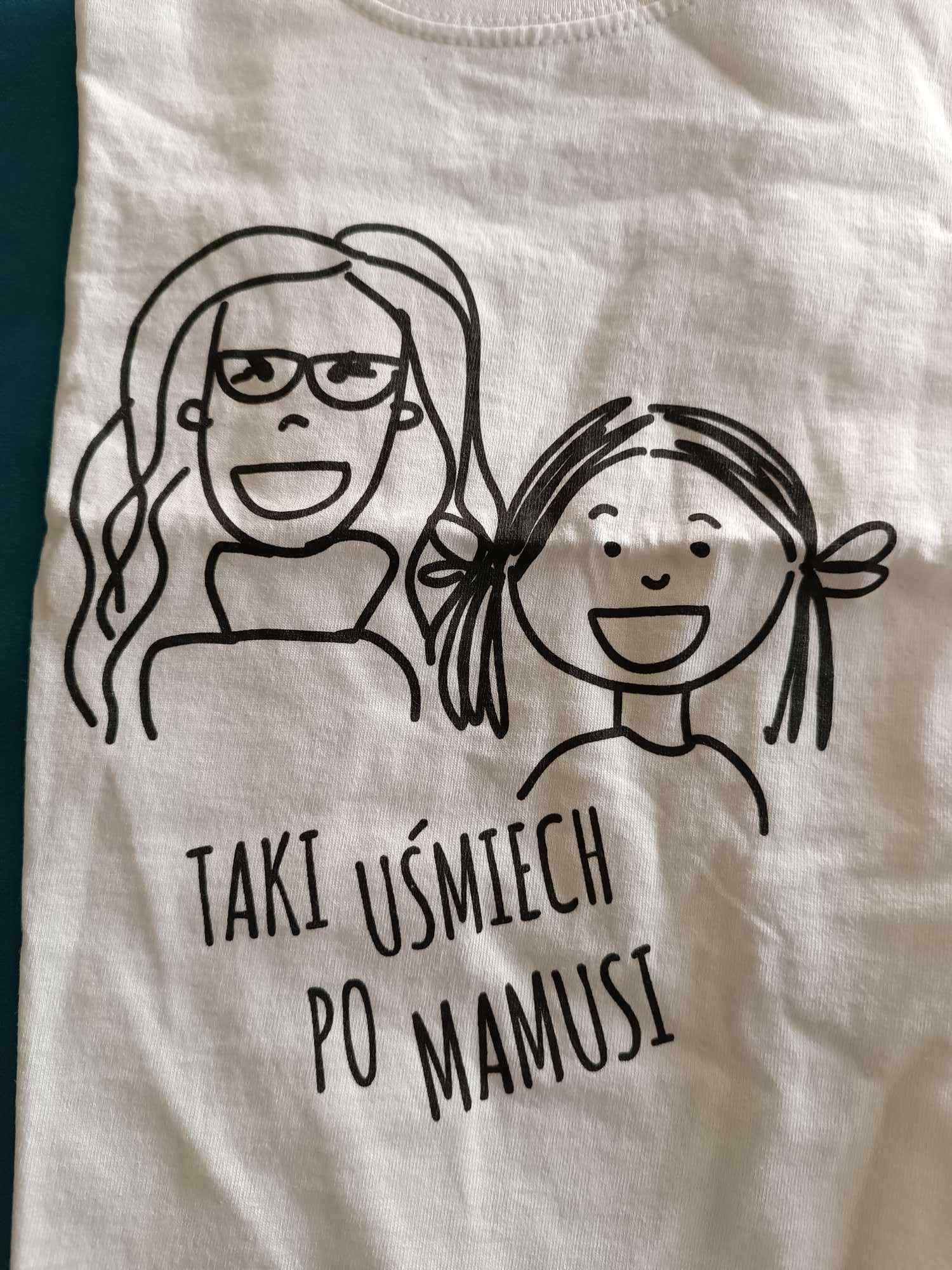 Bluzeczka nowa dziewczęca- 100% bawełna śmieszna grafika  116 - Fruit.