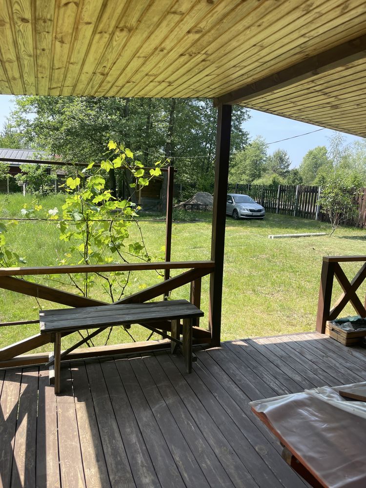 Продається ділянка в лісі з  будинком.