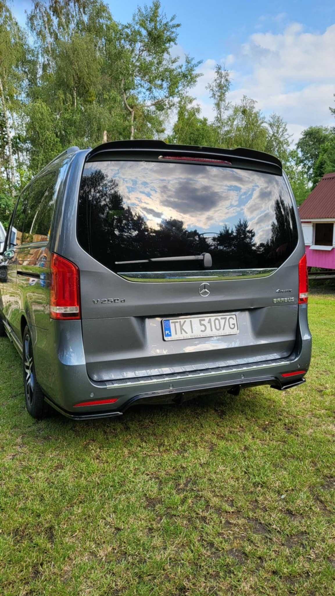 Wynajem wypozyczalnia aut Mercedes V klasa biznes klasa