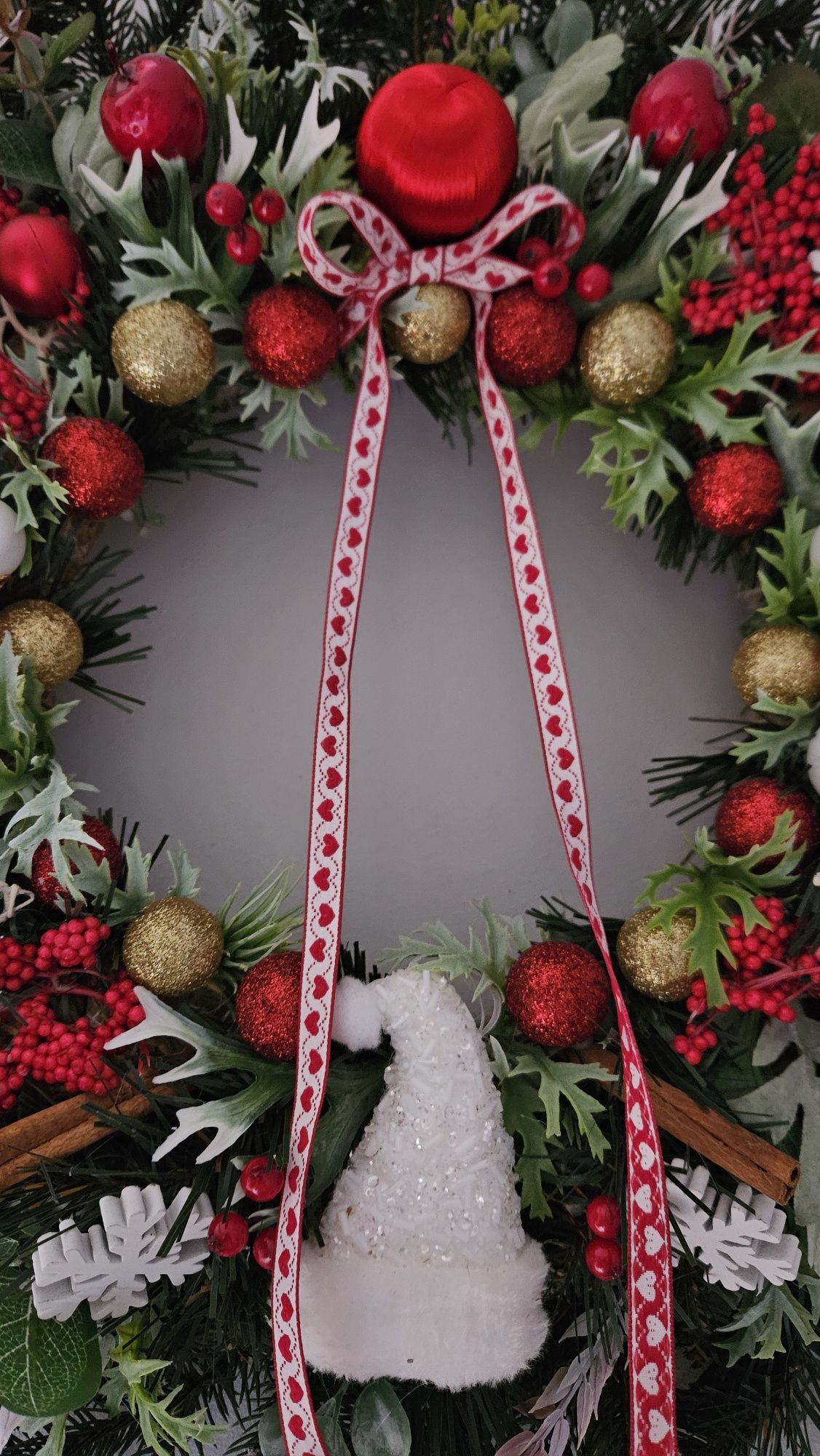 WIANEK stroik ŚWIĄTECZNY Bożonarodzeniowy 60 cm
