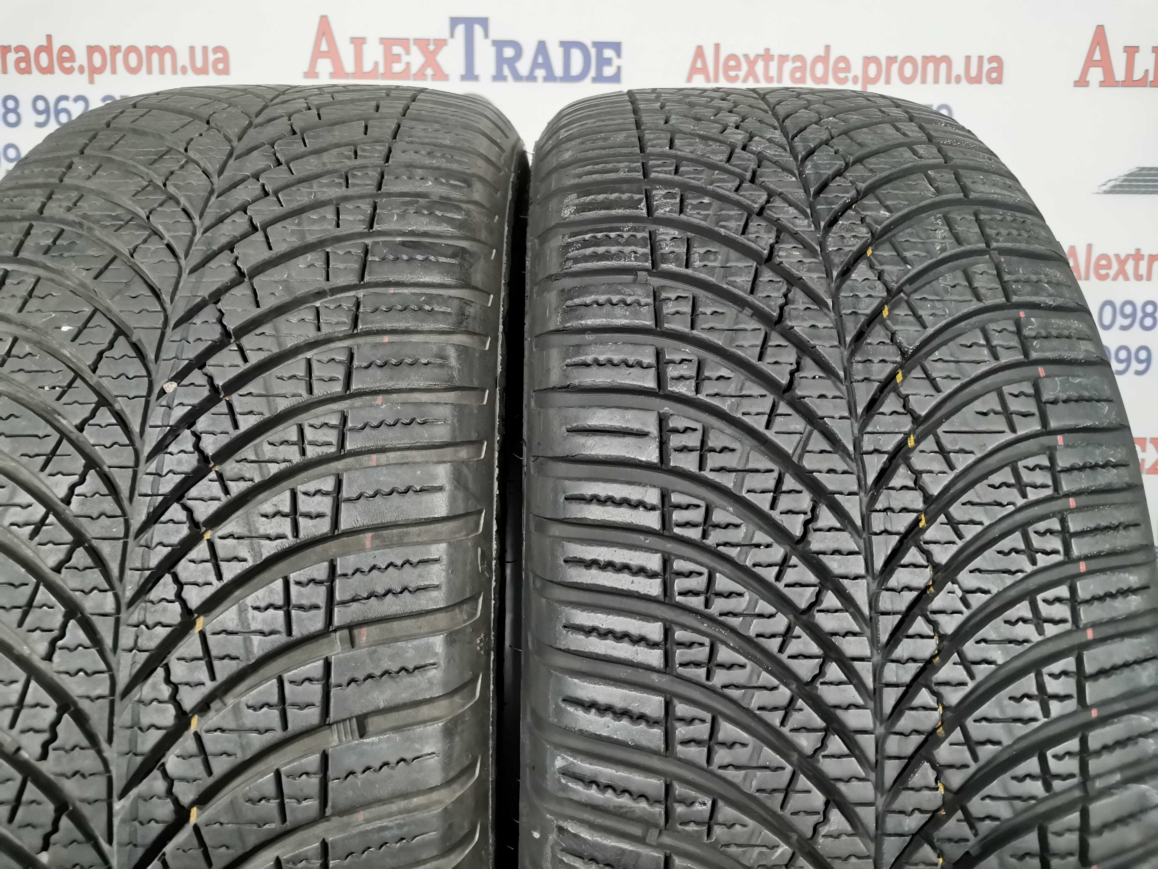 2шт 225/45 R17 Goodyear Vector 4Seasons Gen-3 шини б/у 2021 рік 6,5 мм