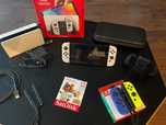 Nintendo Switch OLED (Komplet + joycon'y + karta pamięci + etui)