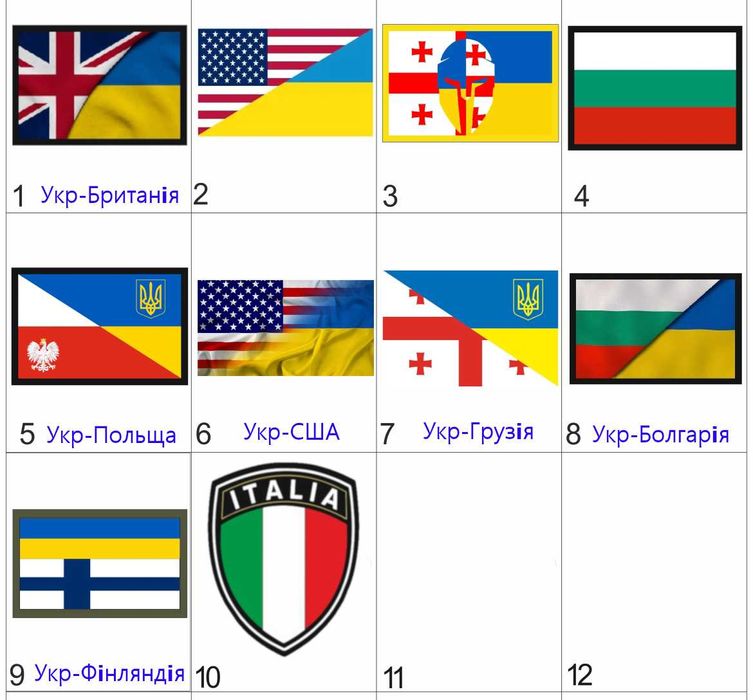 Добірка шевронів "Прапор України" в Шеврони на замовлення