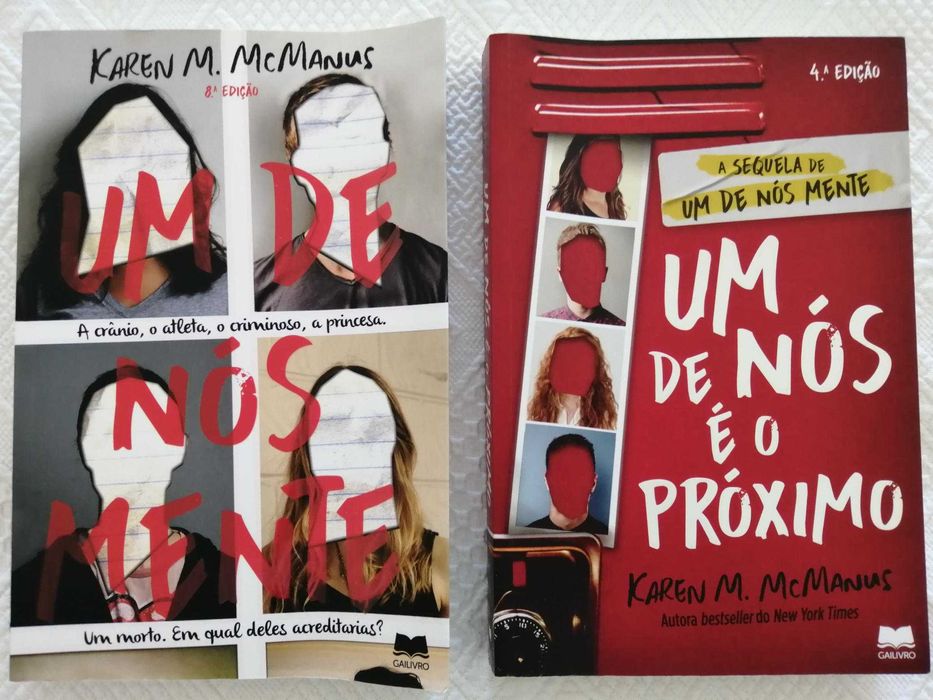 Livros Um de Nós Mente e Um de Nós é o Próximo