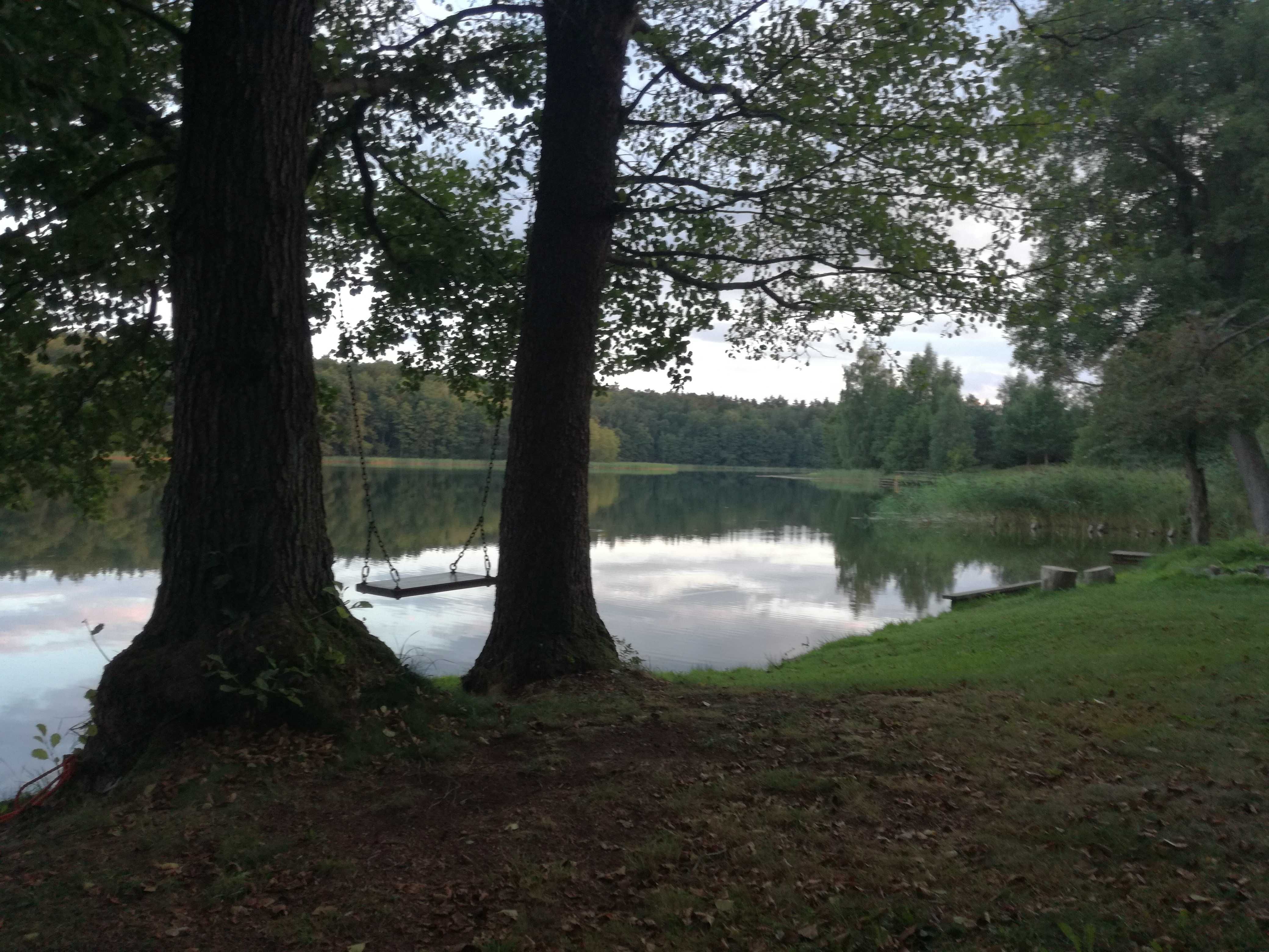 Dom nad jeziorem, prywatna plaża,  - Wynki - koło Łukta