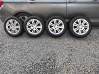 Alufelgi z oponami  205/55/R16 5x110 w bardzo dobrym stanie