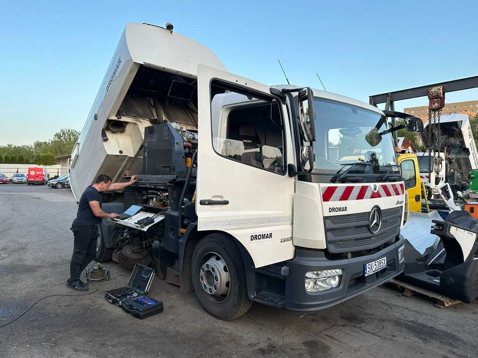 Zamiatarka BUCHER BEAM FAUN Johnston Wyłączenie Adblue DPF EGR