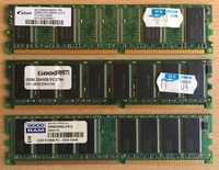 Pamięć RAM DDR 512MB i 2x256MB Goodram Eliksir