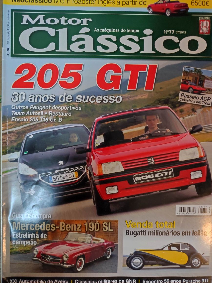 Revista Motor Clássico, carros antigos