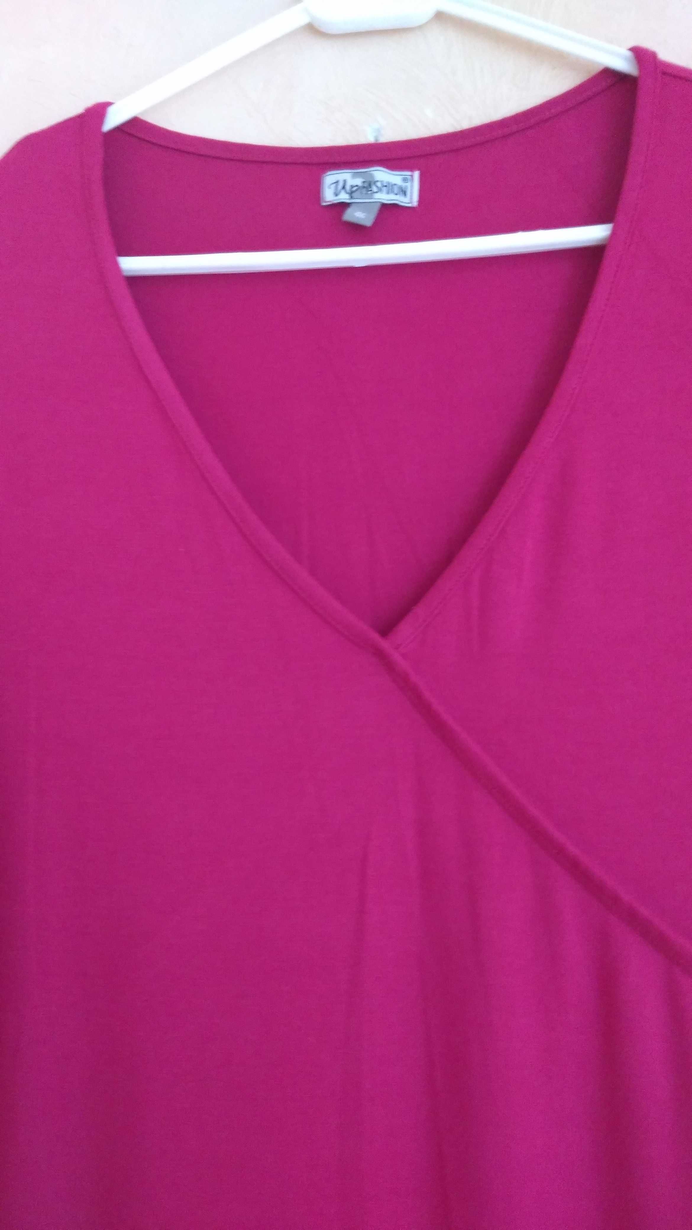 Платье трикотажное для беременной евро 46 Цвет фуксия. Индия.