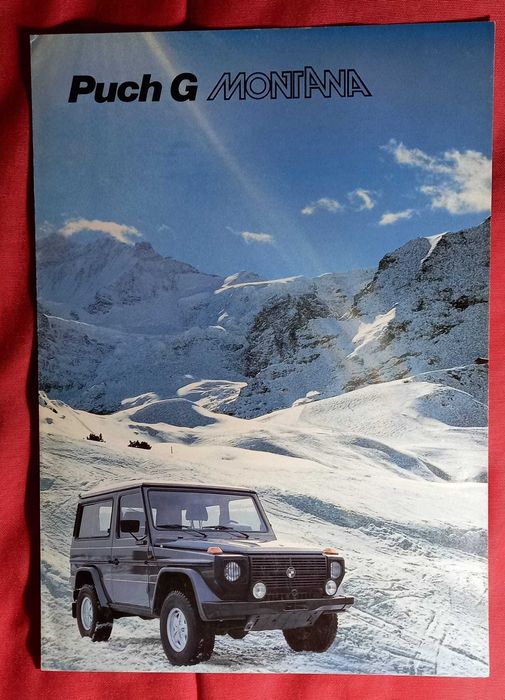Folheto Puch G Montana