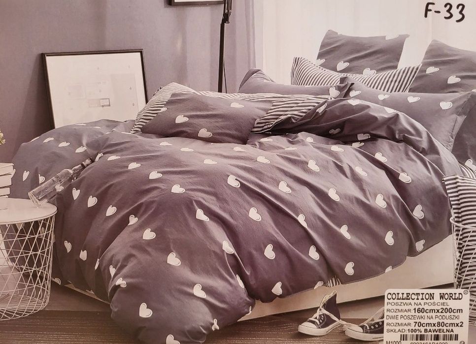 Cudowne komplety pościeli 160x200 100% bawełna ekspresowa wysyłka