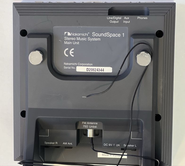 Nakamichi SoundSpace 1 – японська дизайнерська аудіосистема (CD + AUX)