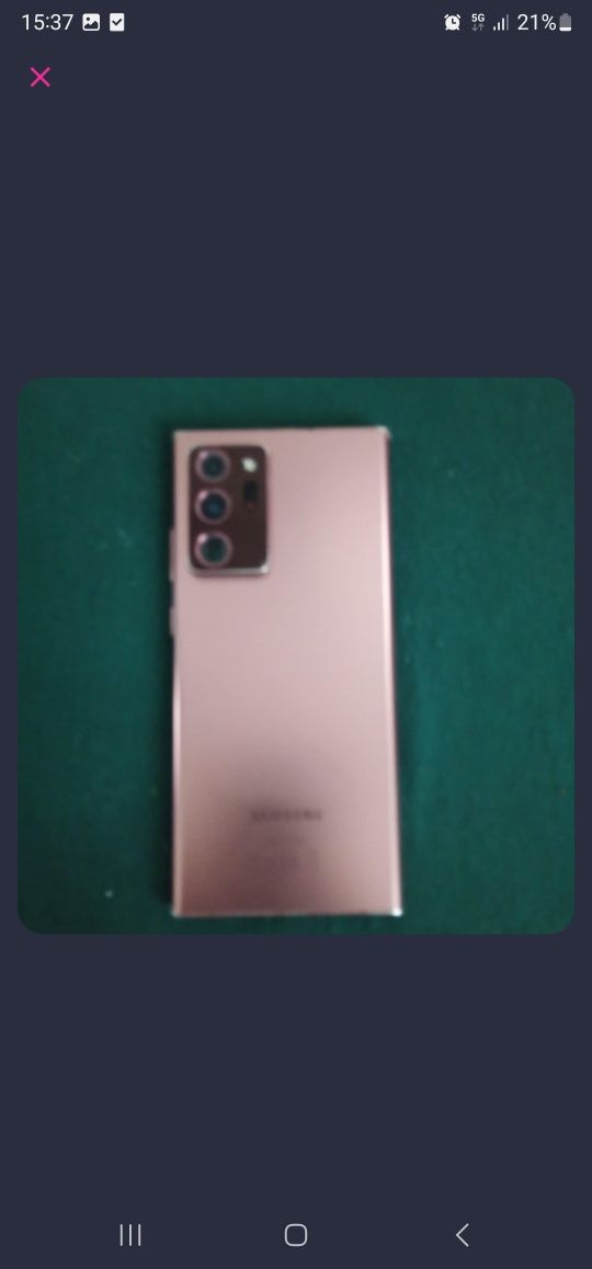 Samsung galaxy note 20 pro  5g ultra