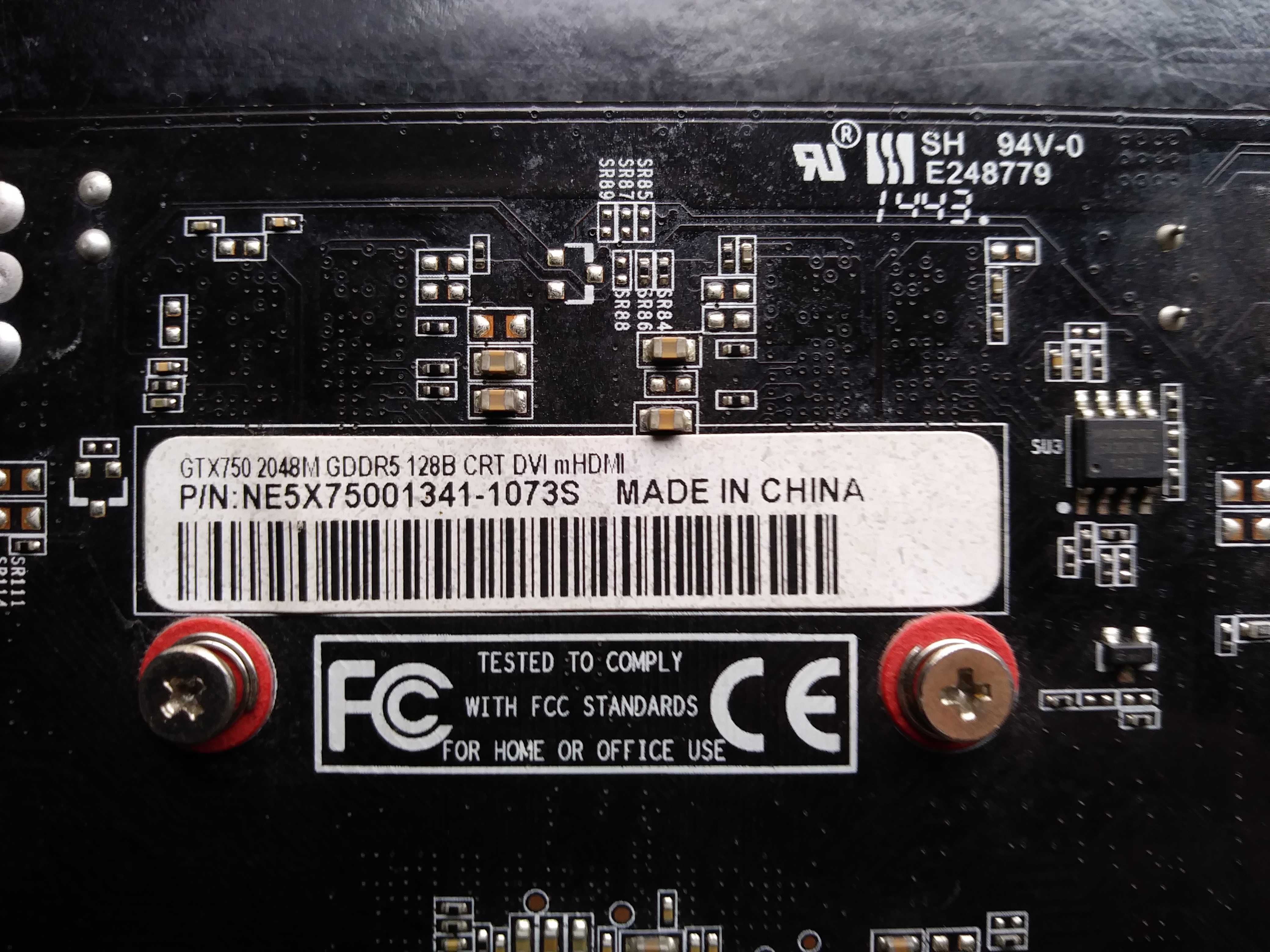 Nvdia Geforce GTX 750  2GB Ddr5