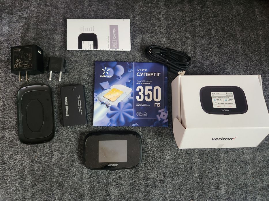Новый роуртер Novatel MIFI 7730L с сим картой киевстар