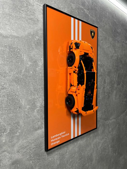 Рамка для LEGO Technic Lamborghini Huracán Tecnica Orange 42196 Лего