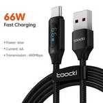 Zestaw adapterów i przewód USB-USBc Toocki z pomiarem Watów kabel