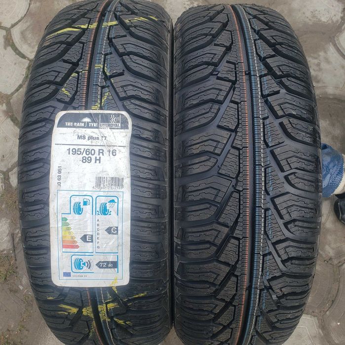 Шини 195/60 R16 Uniroyal (Унірояль) 120$/2шт. зимова резина