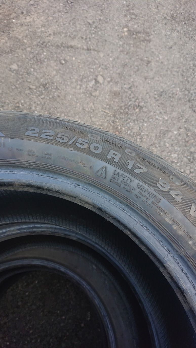 Резина Continental 225/50 R17 conti pro contact ssr 4шт