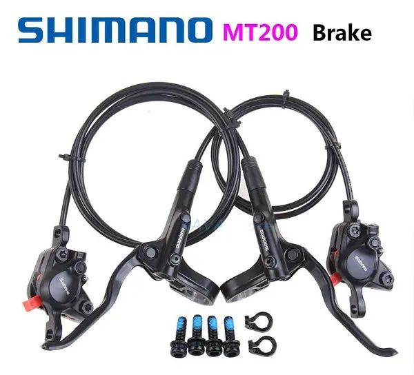 На велосипед Гидравлические тормоза Shimano BL-MT200 передние + задние