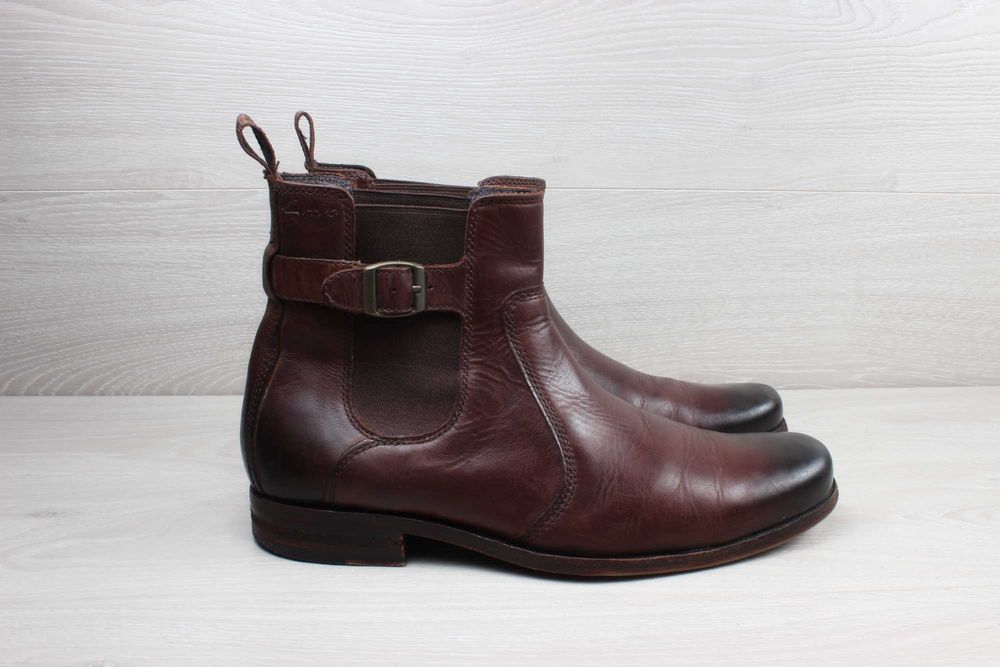 Чоловічі шкіряні черевики челсі Clarks оригінал, розмір 41 - 41.5