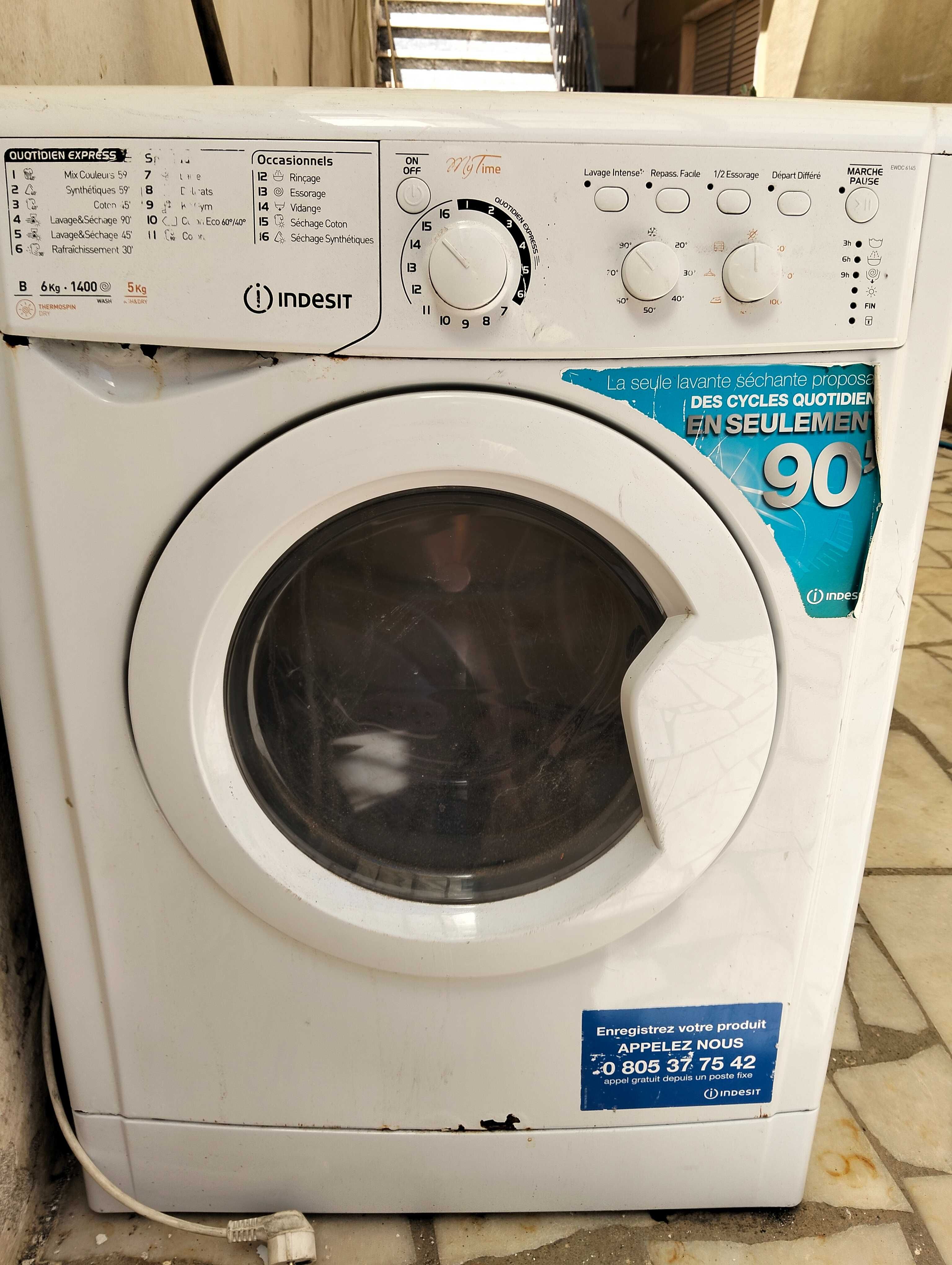 Maquina de lavar e secar roupa