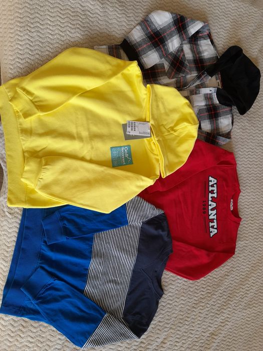 Bluza sweter koszula zestaw bluz chłopięce r. 128/134 sinsay smyk h&m