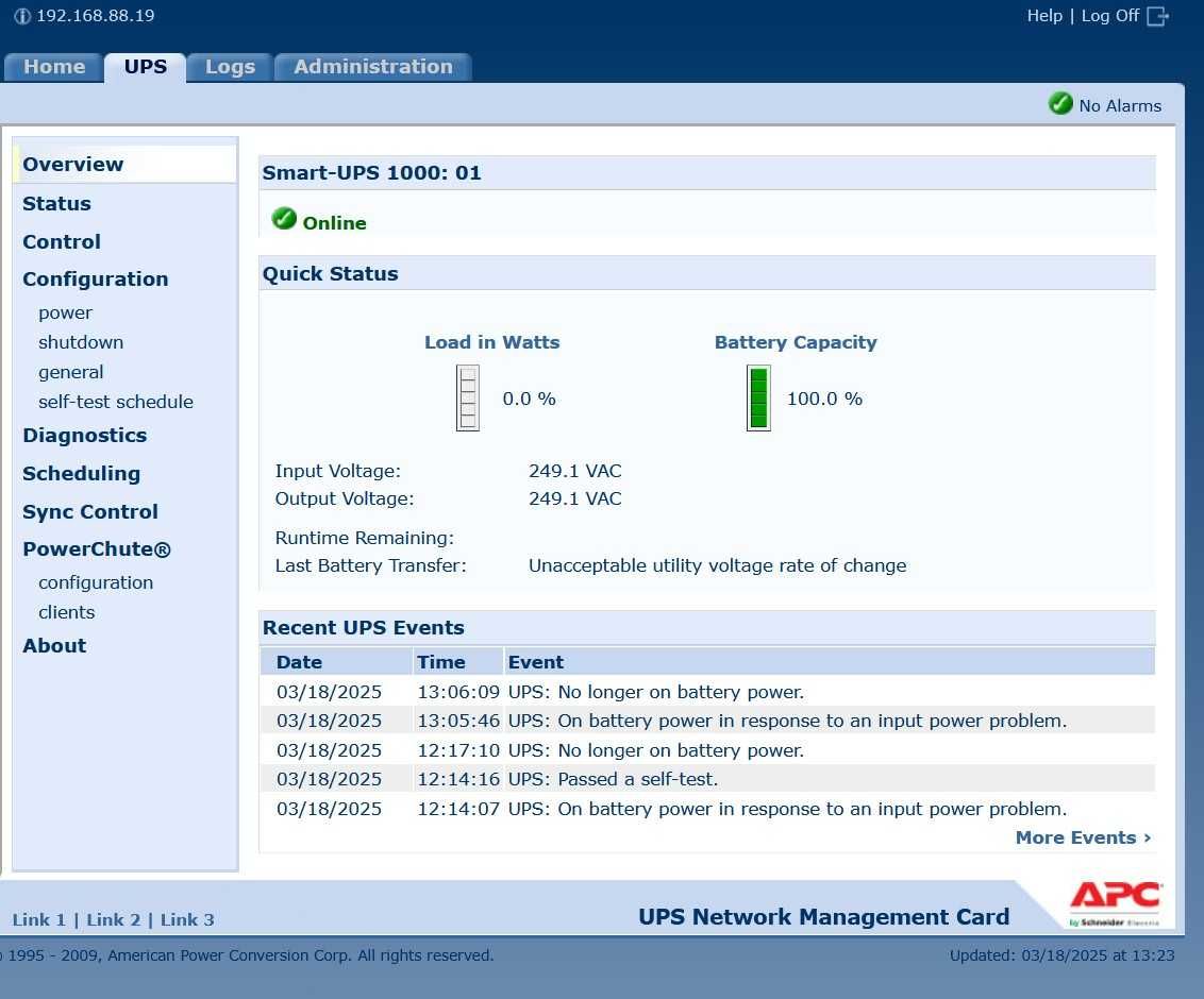 APC smart-UPS 1000 SUA1000i z kartą AP9617
