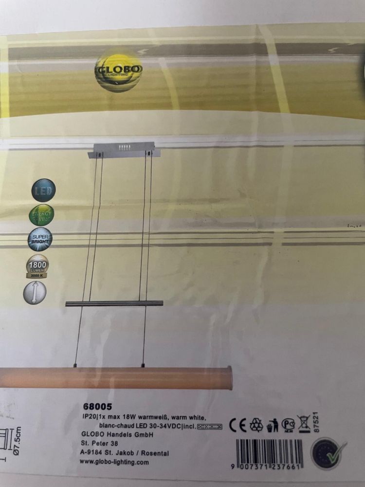 Lampa sufitowa LED firmy GLOBO
