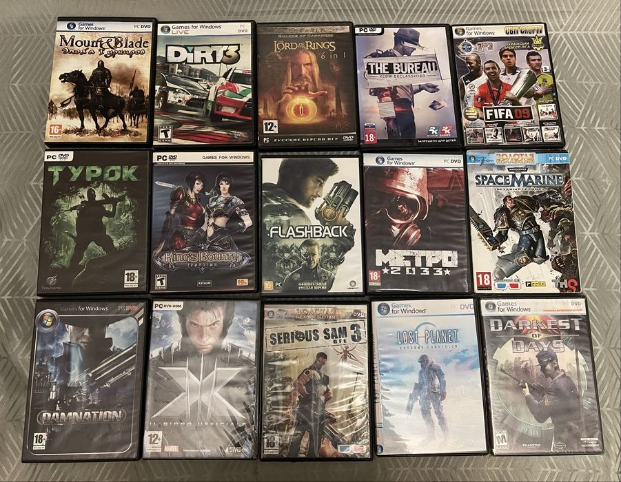 Компʼютерні DVD ігри для ПК